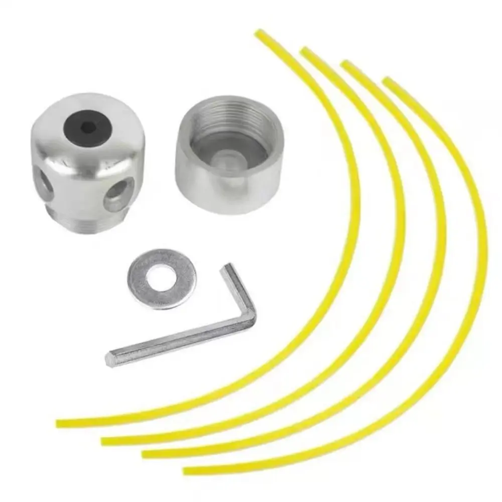 Aluminum Grass Trimmer Head Portable Cutting Line Head with 4 Lines Lawn Mower Accessories Grass Trimmer Brush Cutter Head
Aluminum Grass Trimmer Head Portable Cutting Line Head with 4 Lines Lawn Mower Accessories Grass Trimmer Brush Cutter Head