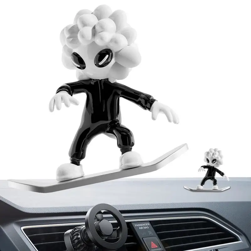 Car Dashboard Skateboarding Figurine Vehicle Cartoon Sliding pendant Decorative ornament Interior Accessories For Automobile
Car Dashboard Skateboarding Figurine Vehicle Cartoon Sliding pendant Decorative ornament Interior Accessories For Automobile