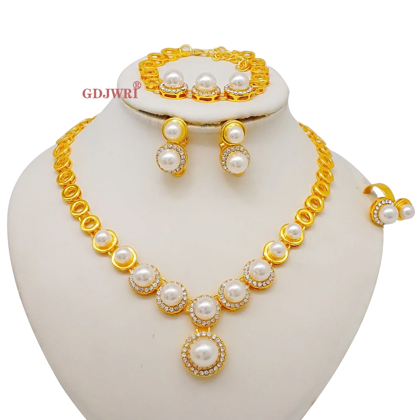 Luxury Gold Color Double Layered Necklace Jewelry Sets For Women African Water Drop Crystal Jewellery Indian Set Gifts 22 Mallzona S53eb59fa906d4e1286969525ef245b62l Luxury Gold Color Double Layered Necklace Jewelry Sets For Women African Water Drop Crystal Jewellery Indian Set Gifts Mallzona