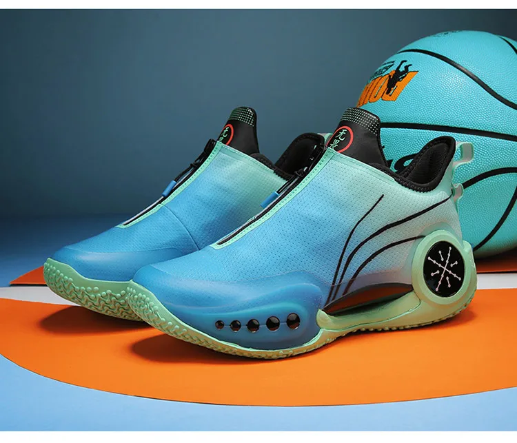 Novas botas de basquete masculino esportes ao ar livre amortecimento anti-deslizamento tênis de basquete respirável Novas botas de basquete masculino esportes ao ar livre amortecimento anti-deslizamento tênis de basquete respirável