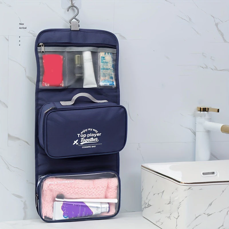 Travel Waterproof Folding Dry And Wet Separation Toiletry Bag Cosmetic Storage Bag Large Capacity Cosmetic Bag
Travel Waterproof Folding Dry And Wet Separation Toiletry Bag Cosmetic Storage Bag Large Capacity Cosmetic Bag