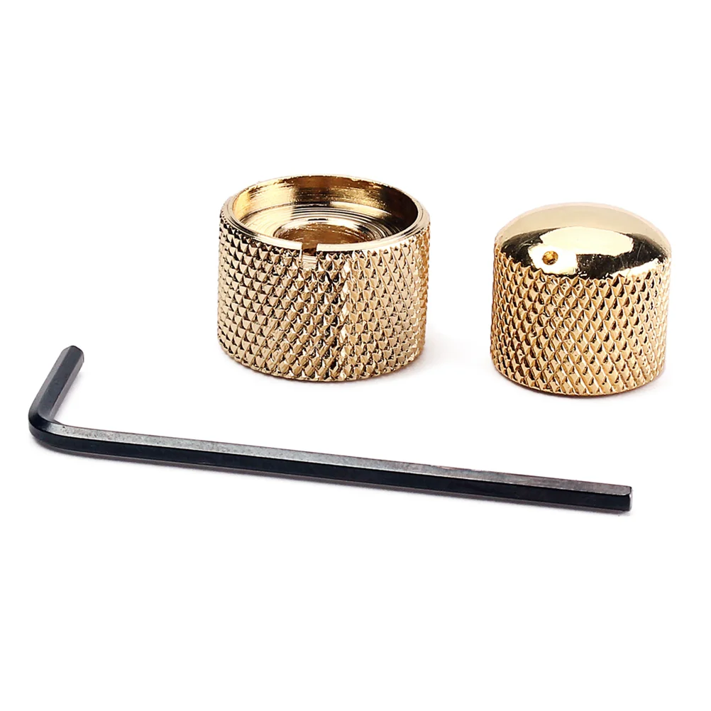 In Dual Concentric Tone Volume Blend Control Knobs Domed Knobs with Allen Wrench for Telecaster Electric Guitar
In Dual Concentric Tone Volume Blend Control Knobs Domed Knobs with Allen Wrench for Telecaster Electric Guitar