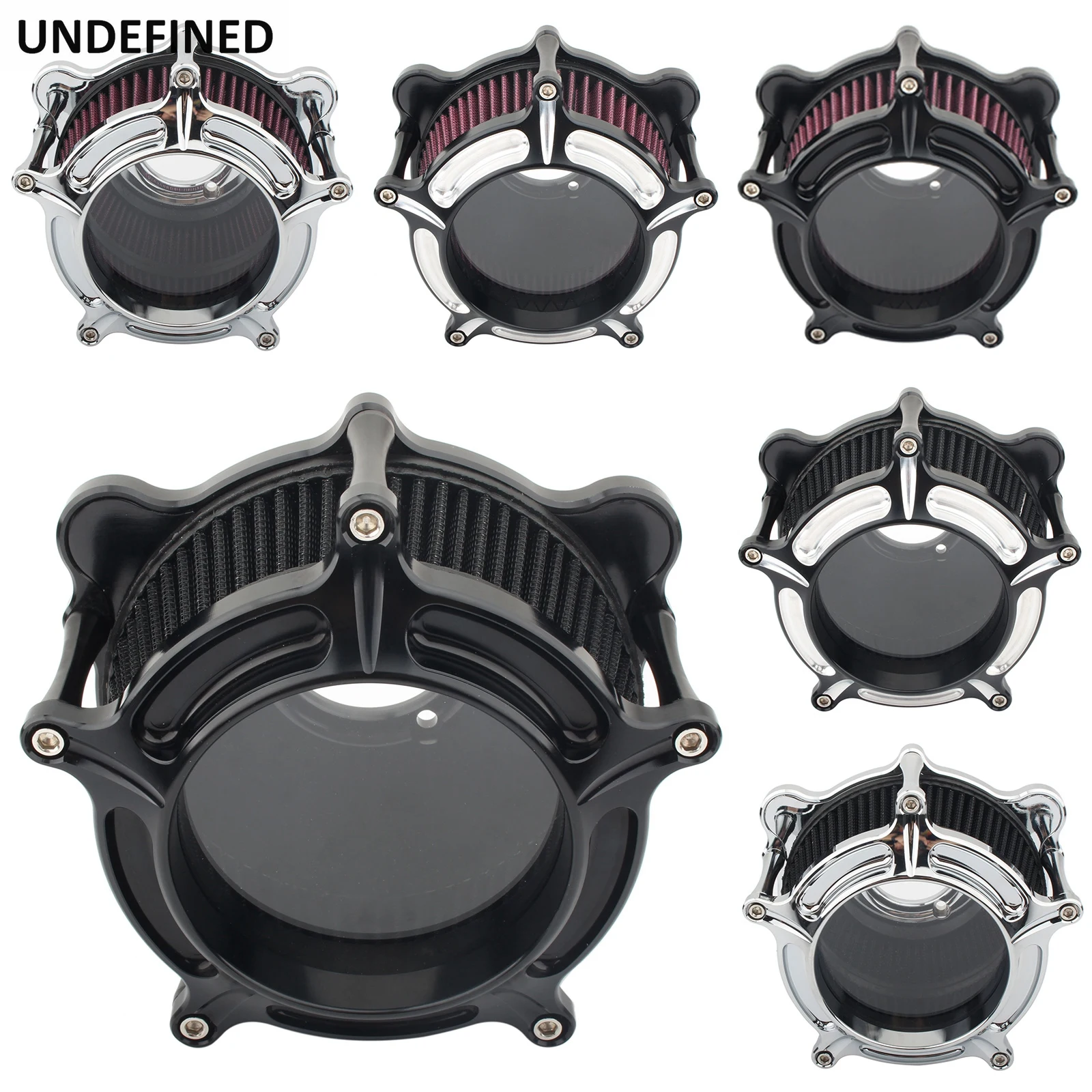 

CNC Air Cleaner Intake Filter For Harley Touring Electra Street Glide Road King Softail Fat Boy Dyna/FXR Sportster XL 883 1200