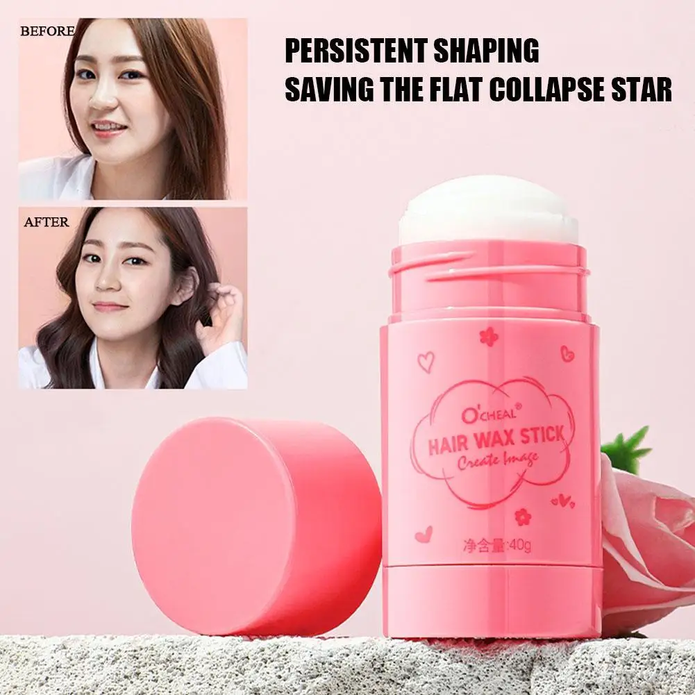 40g Professional Hair Styling Stick Wax Finishing Cream Not Greasy Rapid Short Broken Frizzy Control Beauty Hair Wax Stick 
40g Professional Hair Styling Stick Wax Finishing Cream Not Greasy Rapid Short Broken Frizzy Control Beauty Hair Wax Stick