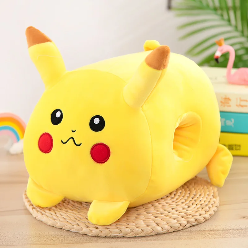 

[TAKARA TOMY] Winter Warm Gift Pokemon Pikachu Cartoon Hand Warmer Pillow Afternoon Nap Pillow Plush Hand Warmer Doll A22101502