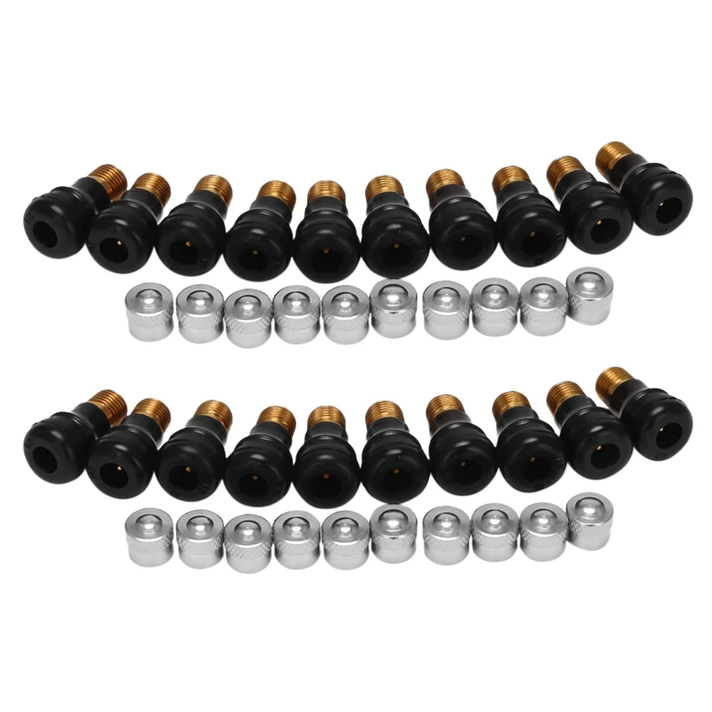 

20Pcs Electric Scooter Tubeless Tire Vacuum Valve Wheel Gas Valve For Xiaomi M365 Electric Scooter Accessories