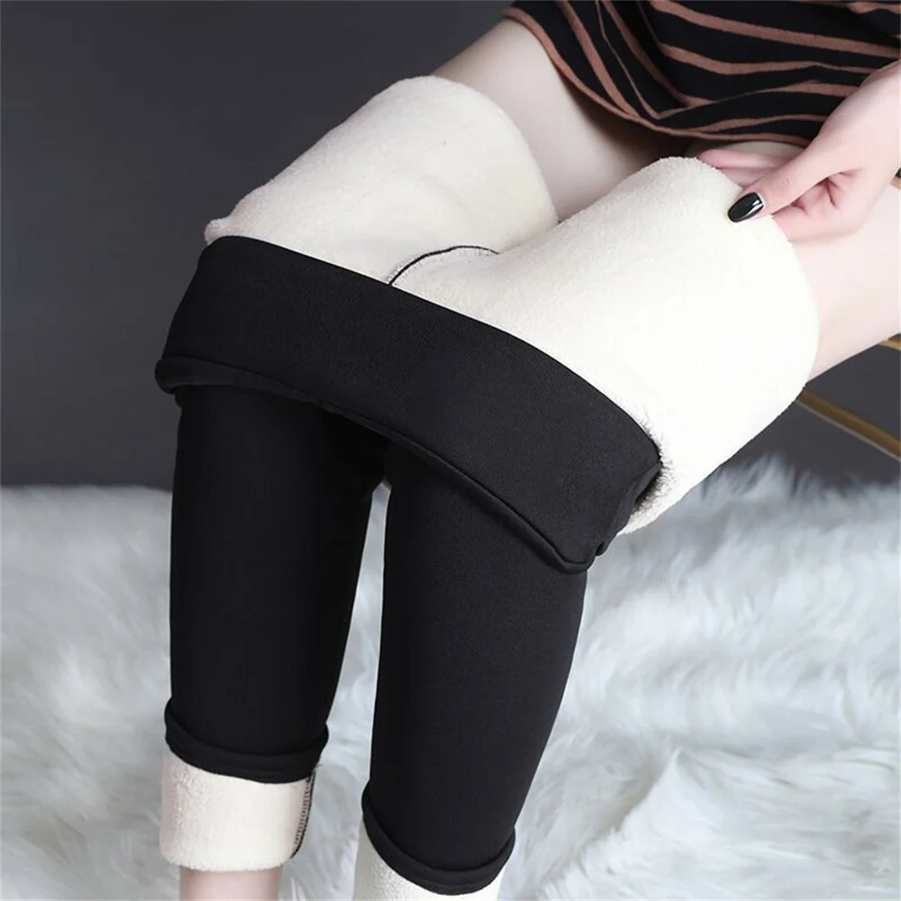 Winter Women Fleece Lined Leggings High Waist Velvet Keep Warm Pants Solid Comfortable Stretchy Thermal Tights Plus Size Leggins
Winter Women Fleece Lined Leggings High Waist Velvet Keep Warm Pants Solid Comfortable Stretchy Thermal Tights Plus Size Leggins