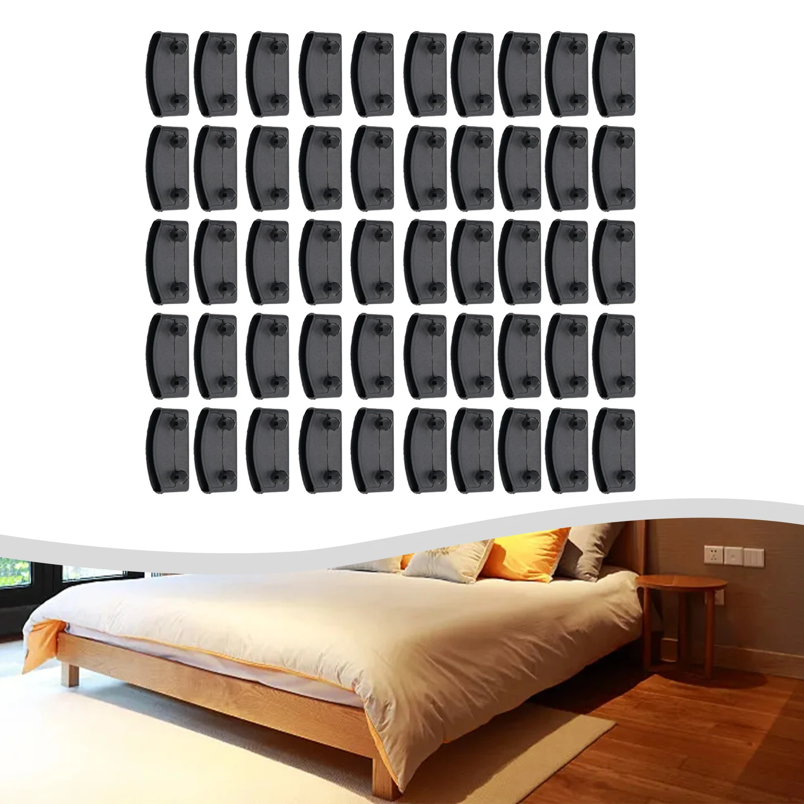 50 High Quality Bed Slat Plastic Middle Replacement Connectors Ideal for Repairing Your Metal Wood or Leather Bed Frames
50 High Quality Bed Slat Plastic Middle Replacement Connectors Ideal for Repairing Your Metal Wood or Leather Bed Frames