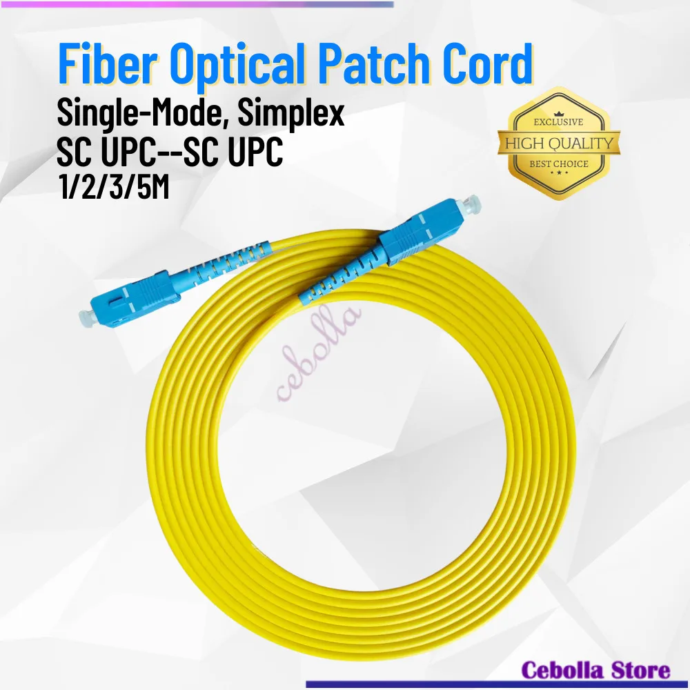

10 шт SC UPC-SC UPC Simplex SM LSZH оптический патч-корд кабель 3,0 мм SC/UPC-SC/UPC FTTH волоконно-оптический Джампер 3,0 мм