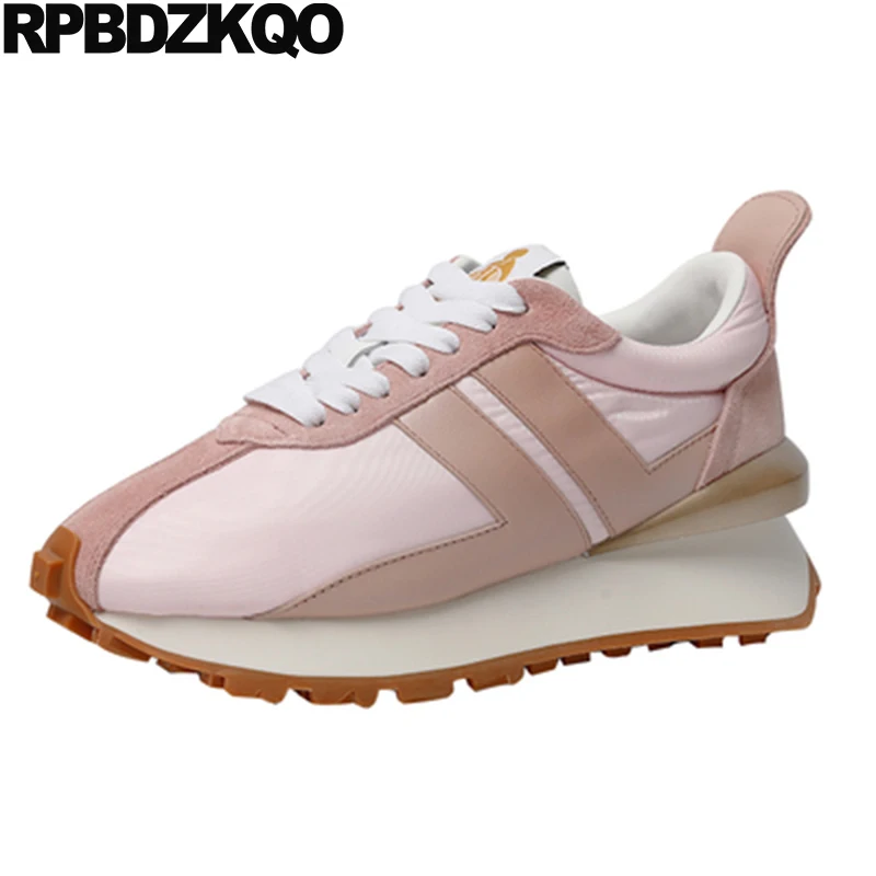 Wedges Flats Cowhide Trainers Brand Creepers Thick Sole Women Multi Colored Shoes Footwear Athletic Running Sneakers Sport Satin
Wedges Flats Cowhide Trainers Brand Creepers Thick Sole Women Multi Colored Shoes Footwear Athletic Running Sneakers Sport Satin