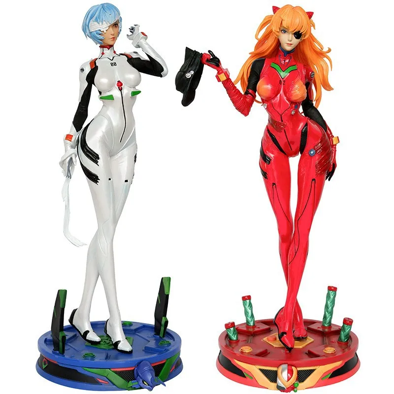 

45CM Anime NEON GENESIS EVANGELION EVA Ayanami Rei kawaii figure PVC model toys doll collect ornaments gifts