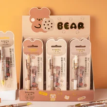 Kawaii Mechanical Pencil Set 0.5mm Bear Pattern Erasable Writing Tool Automatic Pencil Learning Creative Stationery
Kawaii Mechanical Pencil Set 0.5mm Bear Pattern Erasable Writing Tool Automatic Pencil Learning Creative Stationery