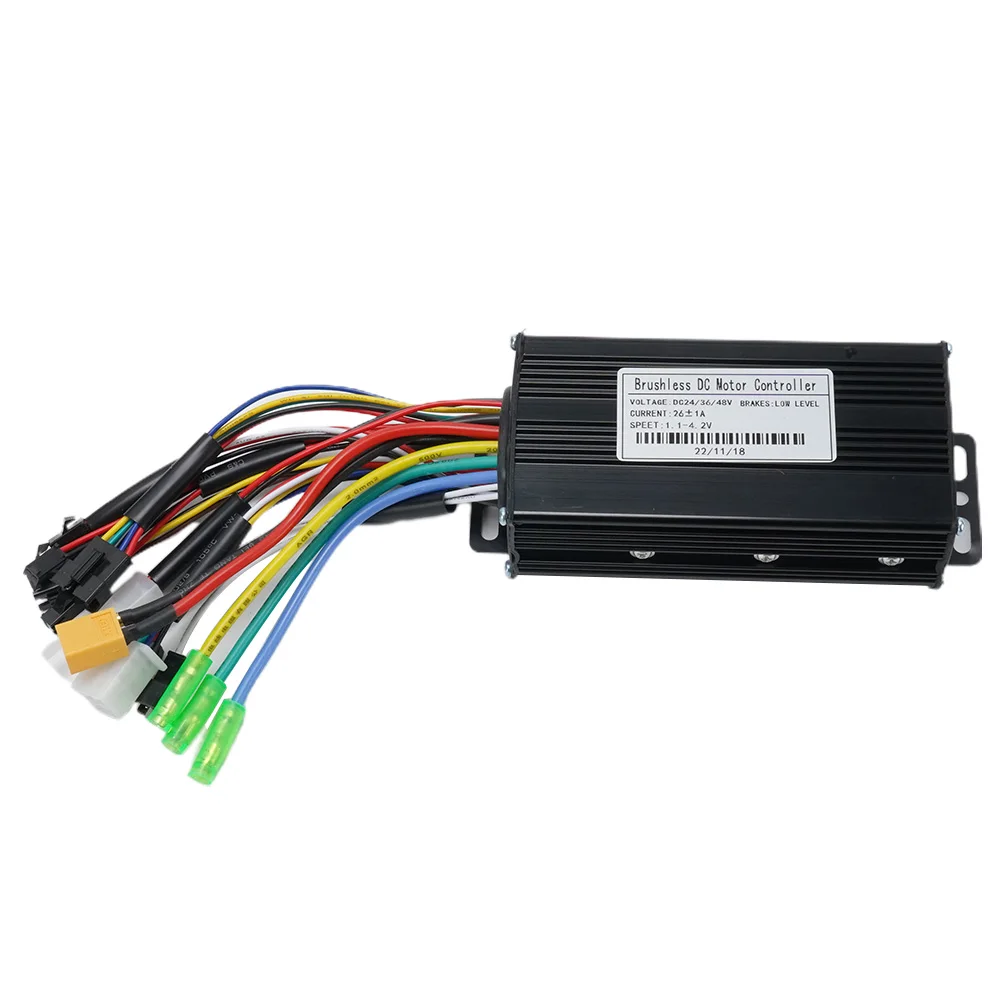 Brushless Controller Controller Electric Bicycle Black DC30/40±0.5V Three Mode 124*62*38 500-750W Ebike Durable
Brushless Controller Controller Electric Bicycle Black DC30/40±0.5V Three Mode 124*62*38 500-750W Ebike Durable