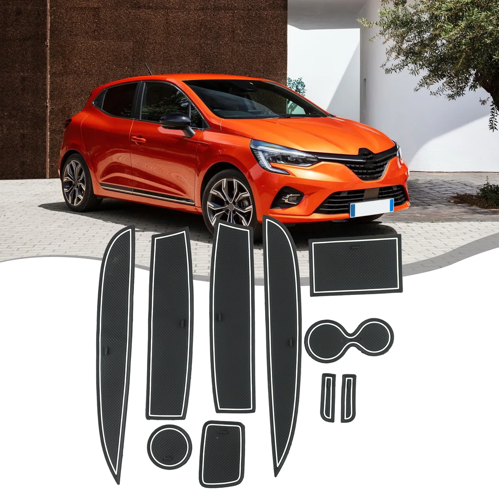 10 X Door Slot Anti-slip Mat Scar Water Cup Storage Box Mat Modified Armrest Box Mat Anti-slip Coaster For Clio 4
10 X Door Slot Anti-slip Mat Scar Water Cup Storage Box Mat Modified Armrest Box Mat Anti-slip Coaster For Clio 4