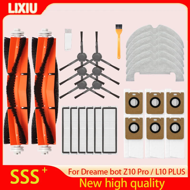 For Xiaomi Dreame bot Z10 Pro / L10 Plus Dust Bags Accessories Robot Vacuum Cleaner HEPA Filter mop Cloth Replacement parts
For Xiaomi Dreame bot Z10 Pro / L10 Plus Dust Bags Accessories Robot Vacuum Cleaner HEPA Filter mop Cloth Replacement parts