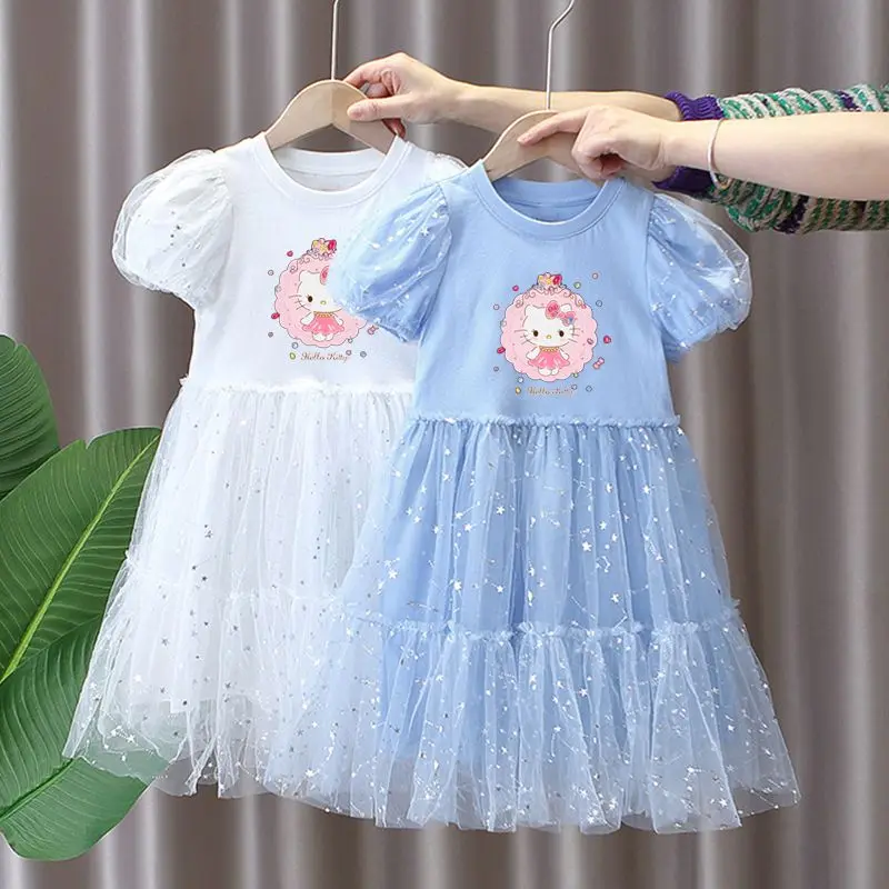 Kawaii Sanrio Hello Kitty Cartoon Anime Children's Dress Sweet Mesh Skirt Cute Princess Dress Tutu Banquet Gift 2023 New
Kawaii Sanrio Hello Kitty Cartoon Anime Children's Dress Sweet Mesh Skirt Cute Princess Dress Tutu Banquet Gift 2023 New