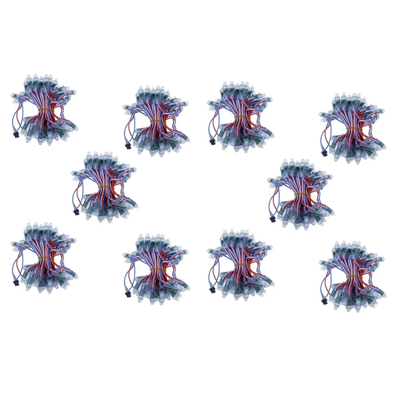 500 шт., 4 м/6,5 м, 5 в постоянного тока, WS2811, полный цвет, искусственный пиксель, модуль 12 мм, 15 см, провода, водонепроницаемость IP68, RGB, цифровые фотостроки 
500 шт., 4 м/6,5 м, 5 в постоянного тока, WS2811, полный цвет, искусственный пиксель, модуль 12 мм, 15 см, провода, водонепроницаемость IP68, RGB, цифровые фотостроки