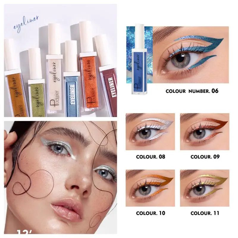 12 Color Quick-drying Liquid Eyeliner Pen Waterproof And Sweat-proof Effect Is Good Lasting Makeup Effect Eyeliner Eyes Cosmetic
12 Color Quick-drying Liquid Eyeliner Pen Waterproof And Sweat-proof Effect Is Good Lasting Makeup Effect Eyeliner Eyes Cosmetic