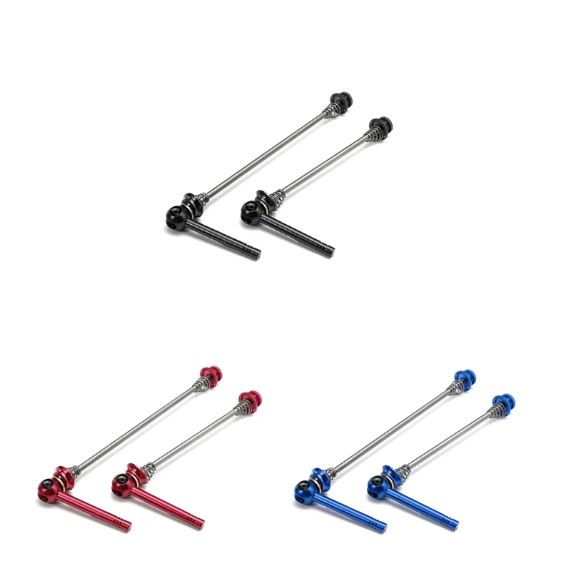 Locking Skewer Wheel Hub Quick Release Secure Lock Skewers Set Cycling Locking(Black / Red / Blue ) D5QD
Locking Skewer Wheel Hub Quick Release Secure Lock Skewers Set Cycling Locking(Black / Red / Blue ) D5QD