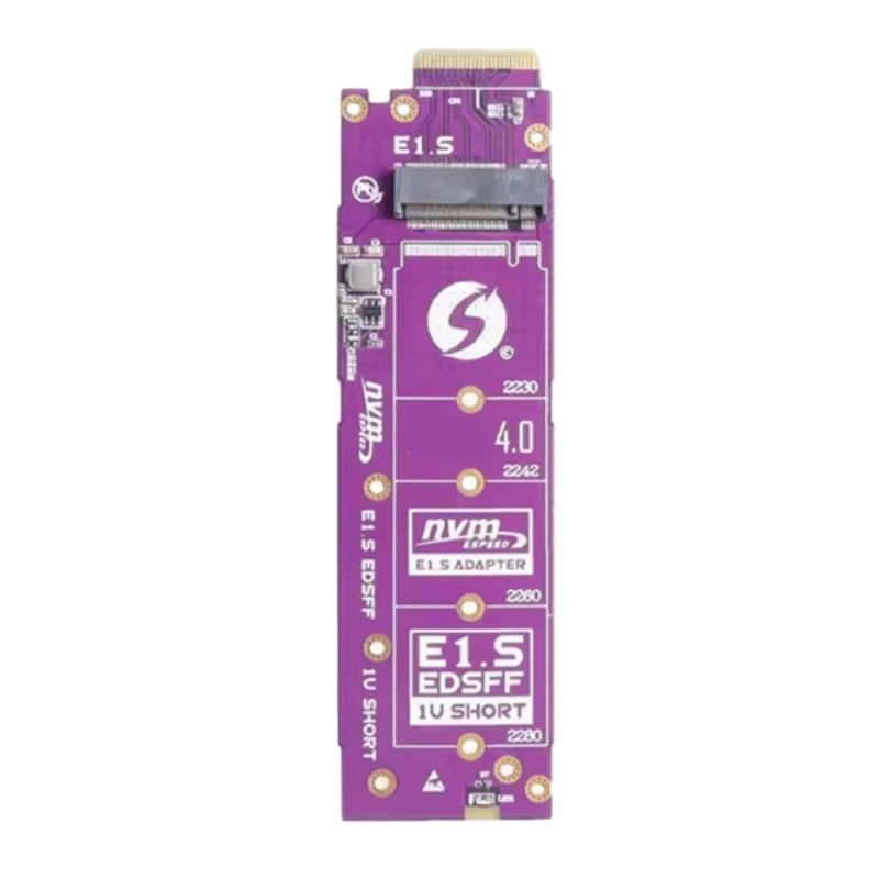 Адаптеры Storage M.2 NVME на EDSFF E1.S для коротких SSD-корпусов высотой 1U, Прямая поставка
Адаптеры Storage M.2 NVME на EDSFF E1.S для коротких SSD-корпусов высотой 1U, Прямая поставка