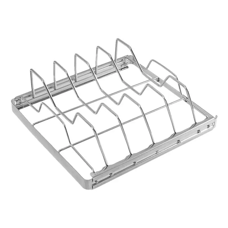 

BBQ Rack For Grilling Outdoor Stainless Steel BBQ Grill Roasting Rack Folding Rib Rack Grill Roast Barbecue Net Cooking Tools