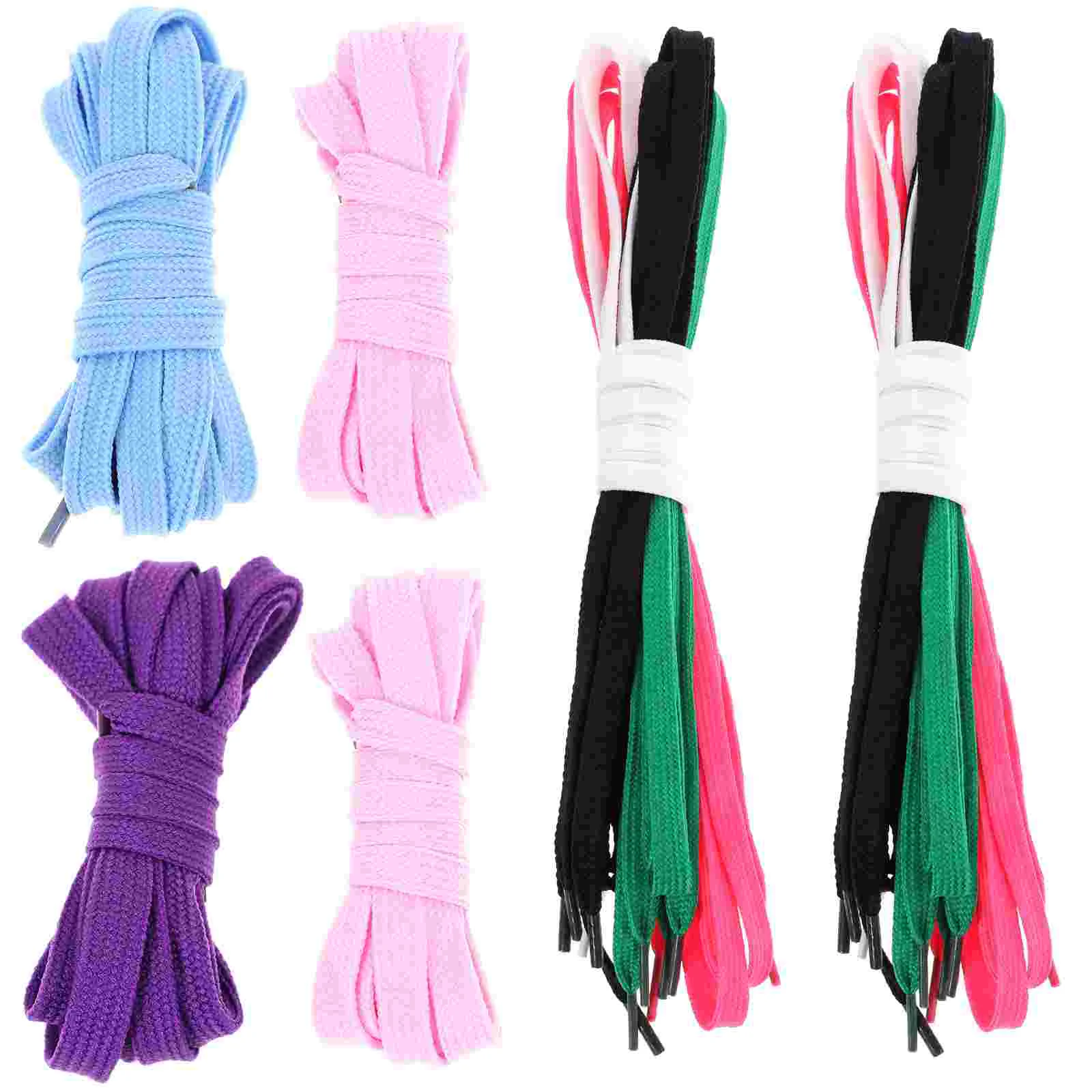 

of Replacement Flat Shoelaces Shoe Laces Strings for Sports Shoes /Boots /Sneakers /Skates (Assorted Colors)
