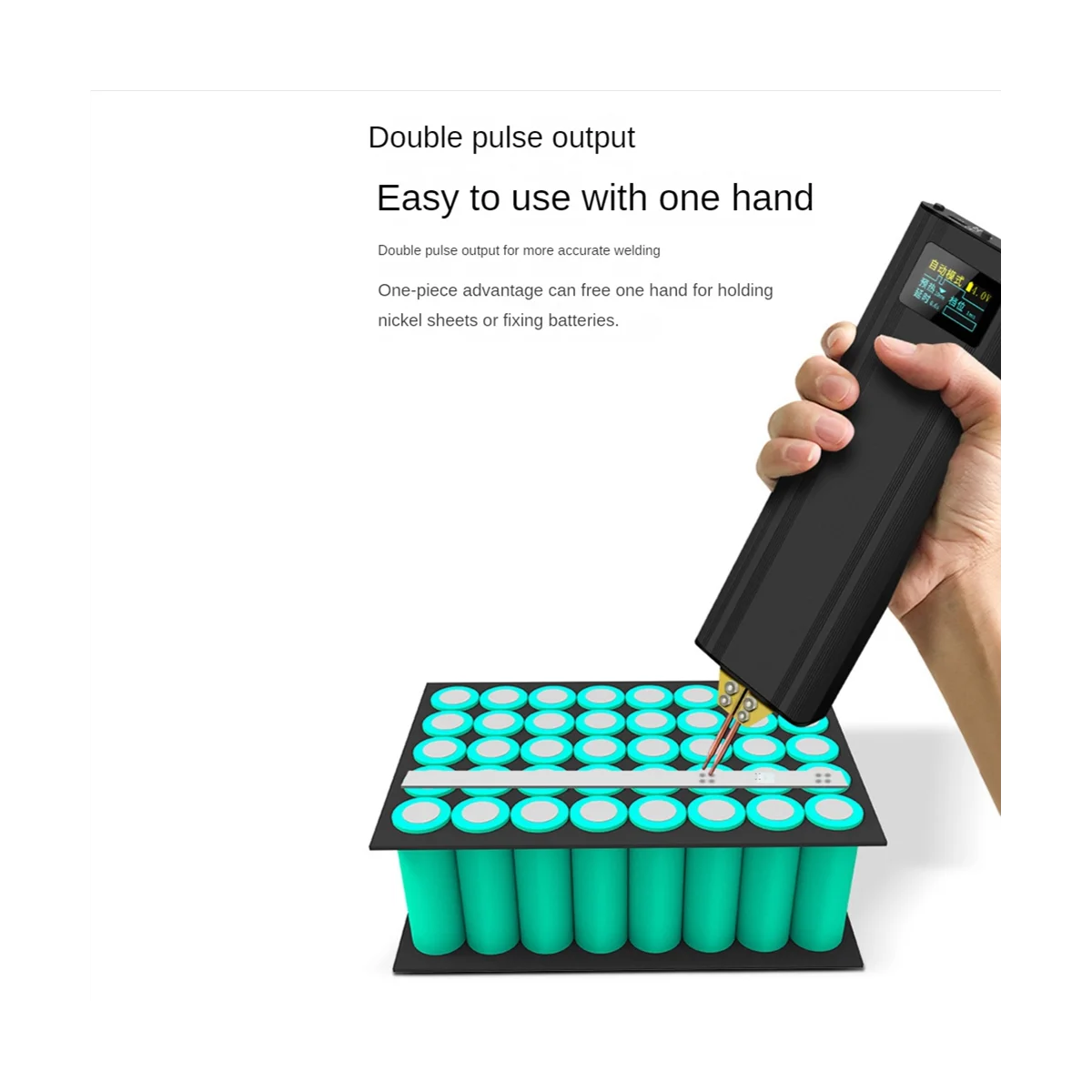 Portable Handheld Battery Spot Welding Machine Color Screen Digital Display 18650 Lithium Battery Spot Welding Machine
Portable Handheld Battery Spot Welding Machine Color Screen Digital Display 18650 Lithium Battery Spot Welding Machine