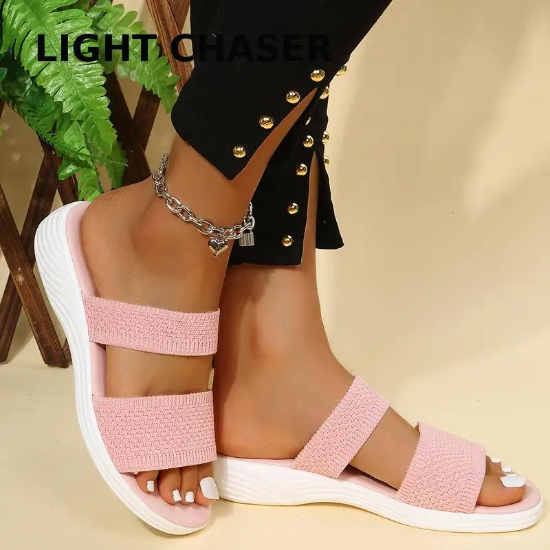 Summer New Soft Bottom Slippers Women's Flat Bottom Casual Indoor Slippers Mesh Breathable Ladies Outer Wear Sandals And Slipper
Summer New Soft Bottom Slippers Women's Flat Bottom Casual Indoor Slippers Mesh Breathable Ladies Outer Wear Sandals And Slipper