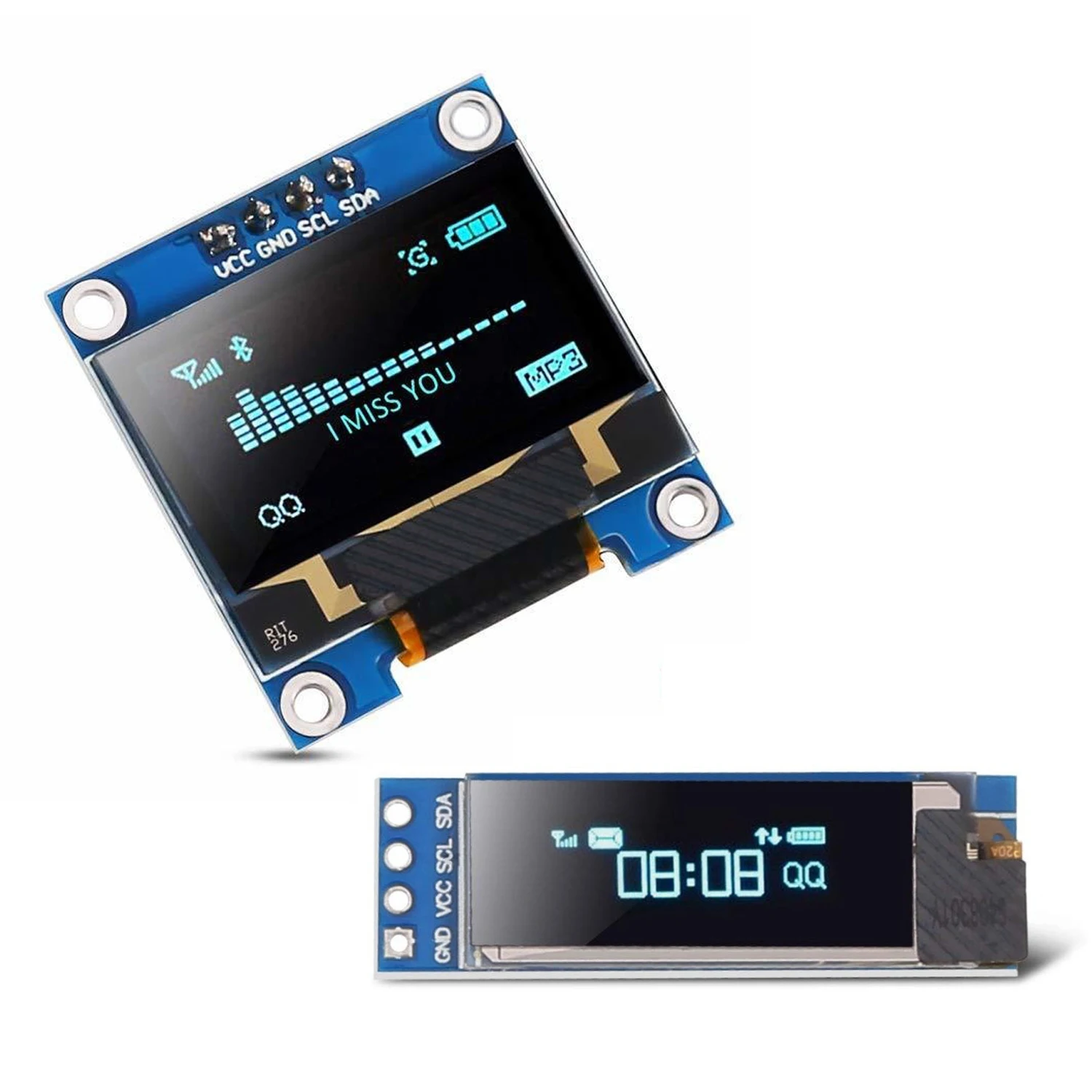 0.91 inch OLED Module Blue Color 128X64 OLED LCD LED Display Module for Arduino 0.96 I2C IIC Serial with Case
0.91 inch OLED Module Blue Color 128X64 OLED LCD LED Display Module for Arduino 0.96 I2C IIC Serial with Case