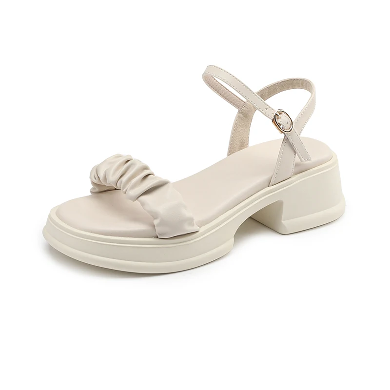 2023 New Women Sandals Summer Retro Ladies Buckle Strap Open Toe Shoes Beige Black Chunky Heels Fashion Round Toe women shoes
2023 New Women Sandals Summer Retro Ladies Buckle Strap Open Toe Shoes Beige Black Chunky Heels Fashion Round Toe women shoes