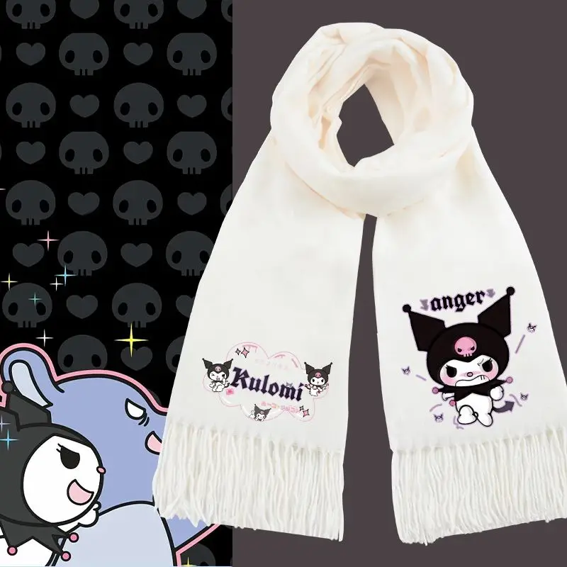 Kawaii Sanrio Anime Kuromi lovely Knitted Scarf Cute Cartoon Cold Resistant Fashionable Shawl Warm Neck Gifts for Girls
Kawaii Sanrio Anime Kuromi lovely Knitted Scarf Cute Cartoon Cold Resistant Fashionable Shawl Warm Neck Gifts for Girls