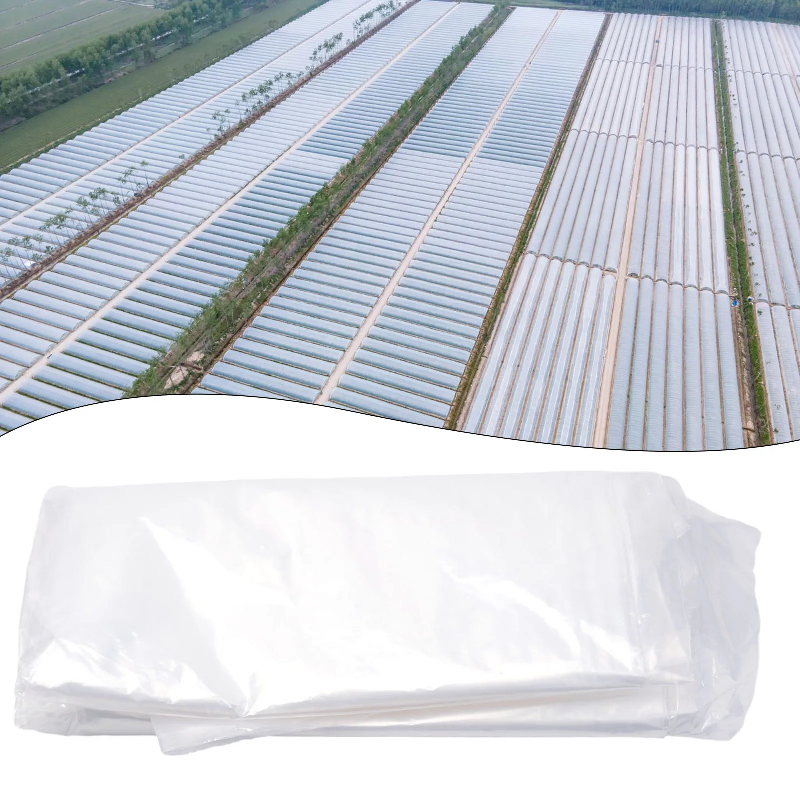 1pcs Durable Greenhouse Film Garden Cover 0.04mm 2M*6M/2M*10M Cold Protection DIY Foldable Protect Plants Transparent
1pcs Durable Greenhouse Film Garden Cover 0.04mm 2M*6M/2M*10M Cold Protection DIY Foldable Protect Plants Transparent