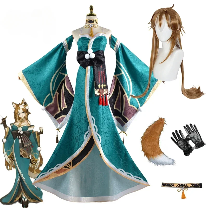 Косплей-костюм Miss Hina из игры Genshin Impact Gorou, костюм для косплея, парик, полный комплект, Хэллоуин, для мужчин и женщин, искусственный аниме
Косплей-костюм Miss Hina из игры Genshin Impact Gorou, костюм для косплея, парик, полный комплект, Хэллоуин, для мужчин и женщин, искусственный аниме