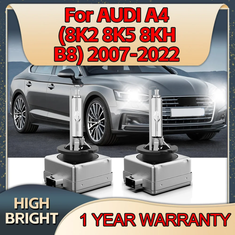 2PCS 35W D3S Replacement HID Bulbs 6000K Car Headlight For AUDI A4 8K2 8K5 8KH B8 2007 2008 2009 2010 2011 2012 2013 2014 2022
2PCS 35W D3S Replacement HID Bulbs 6000K Car Headlight For AUDI A4 8K2 8K5 8KH B8 2007 2008 2009 2010 2011 2012 2013 2014 2022