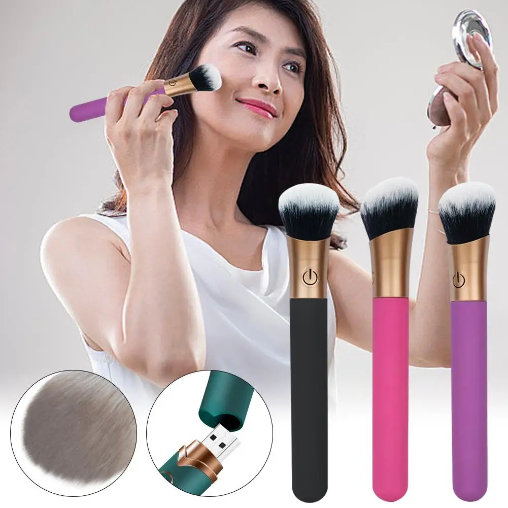 Electric Cosmetic Brush Foundation Blush Loose Powder Washable Beauty Tool Makeup Vibration Brush Tool Rechargeable Brush G0N7
Electric Cosmetic Brush Foundation Blush Loose Powder Washable Beauty Tool Makeup Vibration Brush Tool Rechargeable Brush G0N7