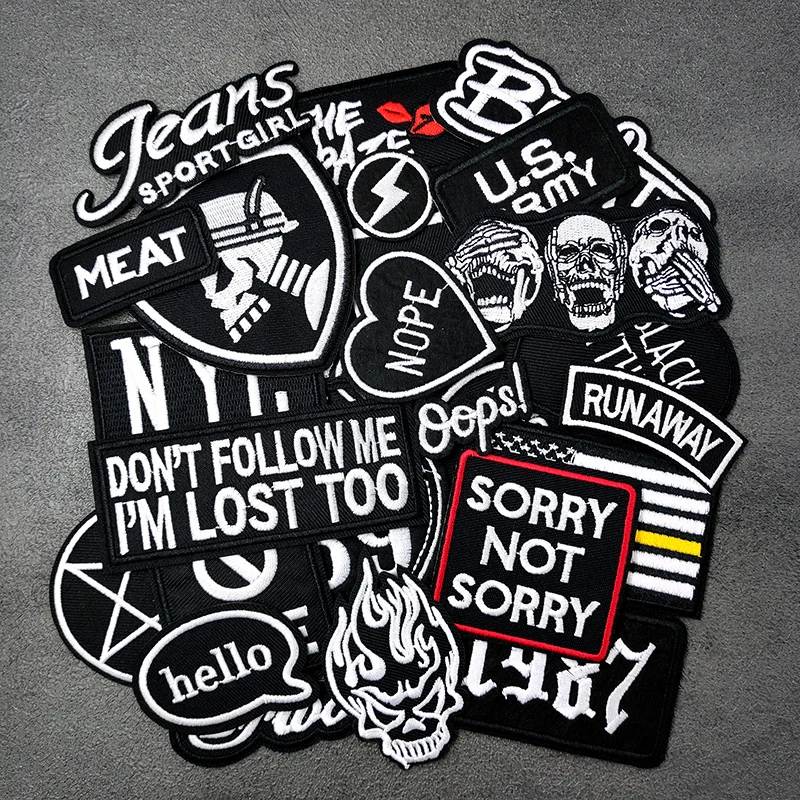 27Pcs/Lot AMAZING HELLO JEANS Cloth Patches Embroidered Cute Badges Hippie Iron On Kids Cartoon For Clothes Stickers TOUTE69 
27Pcs/Lot AMAZING HELLO JEANS Cloth Patches Embroidered Cute Badges Hippie Iron On Kids Cartoon For Clothes Stickers TOUTE69