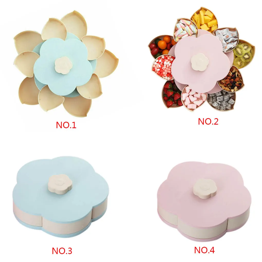 Bloom Rotating Snack Box Flower Design Candy Food Storage Jewelry Organizer Dried Fruit Box
Bloom Rotating Snack Box Flower Design Candy Food Storage Jewelry Organizer Dried Fruit Box