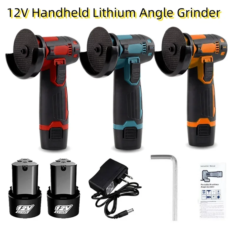 Mini Handheld Lithium Angle Grinder Cutter Grinding Polishing 12V Home DIY Tools Power Battery
Mini Handheld Lithium Angle Grinder Cutter Grinding Polishing 12V Home DIY Tools Power Battery