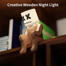 3W 5V/1A Wooden Table Lamp Creative Expression Night Light Dimmable 3-color Touch Light Decorative Bedside Lamp For Kid Bedroom
3W 5V/1A Wooden Table Lamp Creative Expression Night Light Dimmable 3-color Touch Light Decorative Bedside Lamp For Kid Bedroom