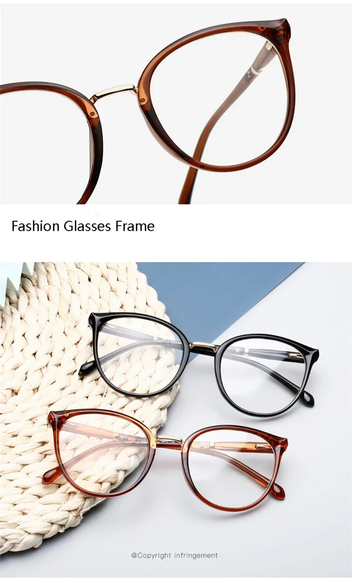 Spring Leg okulary korekcyjne anty-niebieskie owalne – damskie TR90 cat eye 12 S540fdcda422442eebb6ce3eae11fae1fB