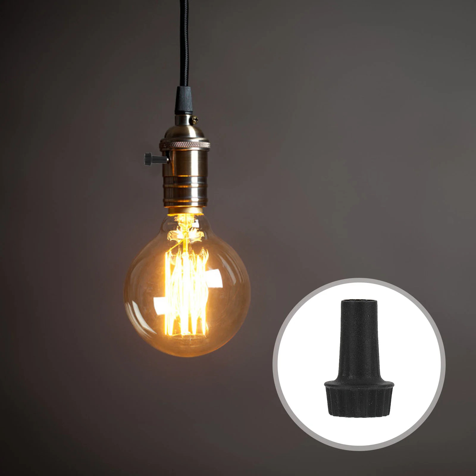 

20 Pcs UL Twists Light Knobs Accessories Socket Bulb Replacement Lamp to Turn Plastic