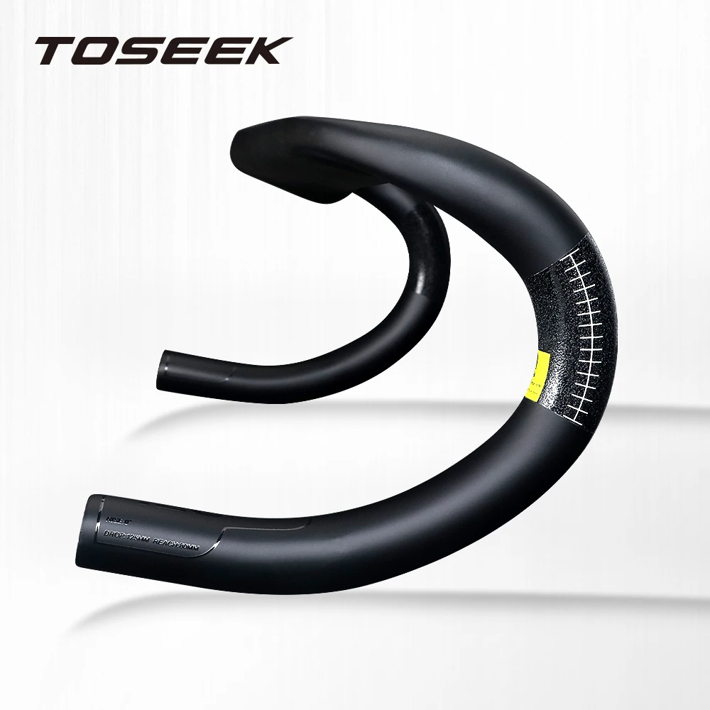 TOSEEK Carbon Handlebar UD Matt Super Light Road Bike Bent Bar Integrated Racing Matt Black Bicycle Handlebars Cycling Parts
TOSEEK Carbon Handlebar UD Matt Super Light Road Bike Bent Bar Integrated Racing Matt Black Bicycle Handlebars Cycling Parts