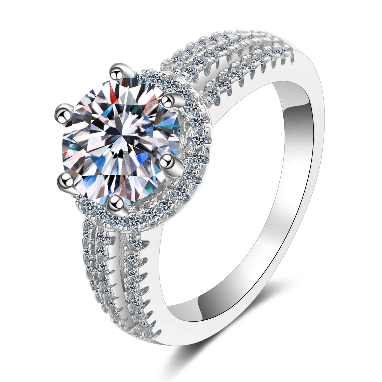 AZ039-J2KL Lefei Fashion Trendy Luxury Simple Classic Moissanite Round Ring Charms Women 925 Sterling Silver Party Jewelry Gifts
AZ039-J2KL Lefei Fashion Trendy Luxury Simple Classic Moissanite Round Ring Charms Women 925 Sterling Silver Party Jewelry Gifts