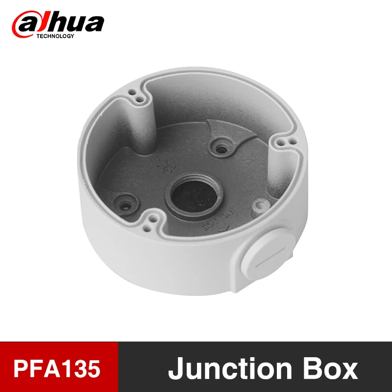 

Dahua PFA135 Waterproof Junction Box DH-PFA135 Camera Mount For Bullet Camera IPC-HFW2831T-ZAS-S2 & IPC-HFW2431T-ZS-S2 Stand