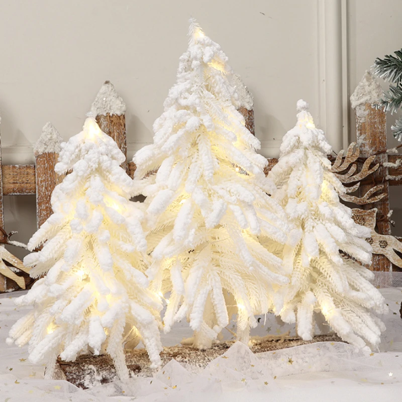 double row whiteLED Christmas Tree with Lights to Dress up Snow Tree Christmas Ornaments Home Holiday Xmas Tables Decoration
double row whiteLED Christmas Tree with Lights to Dress up Snow Tree Christmas Ornaments Home Holiday Xmas Tables Decoration