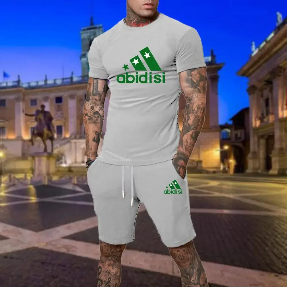 Men's Shorts Sets Summer Outfits T-Shirt Suit 2-Piece Designer Clothes Fashion High Quality Jogging Gym Oversize Luxury Man Set
Men's Shorts Sets Summer Outfits T-Shirt Suit 2-Piece Designer Clothes Fashion High Quality Jogging Gym Oversize Luxury Man Set