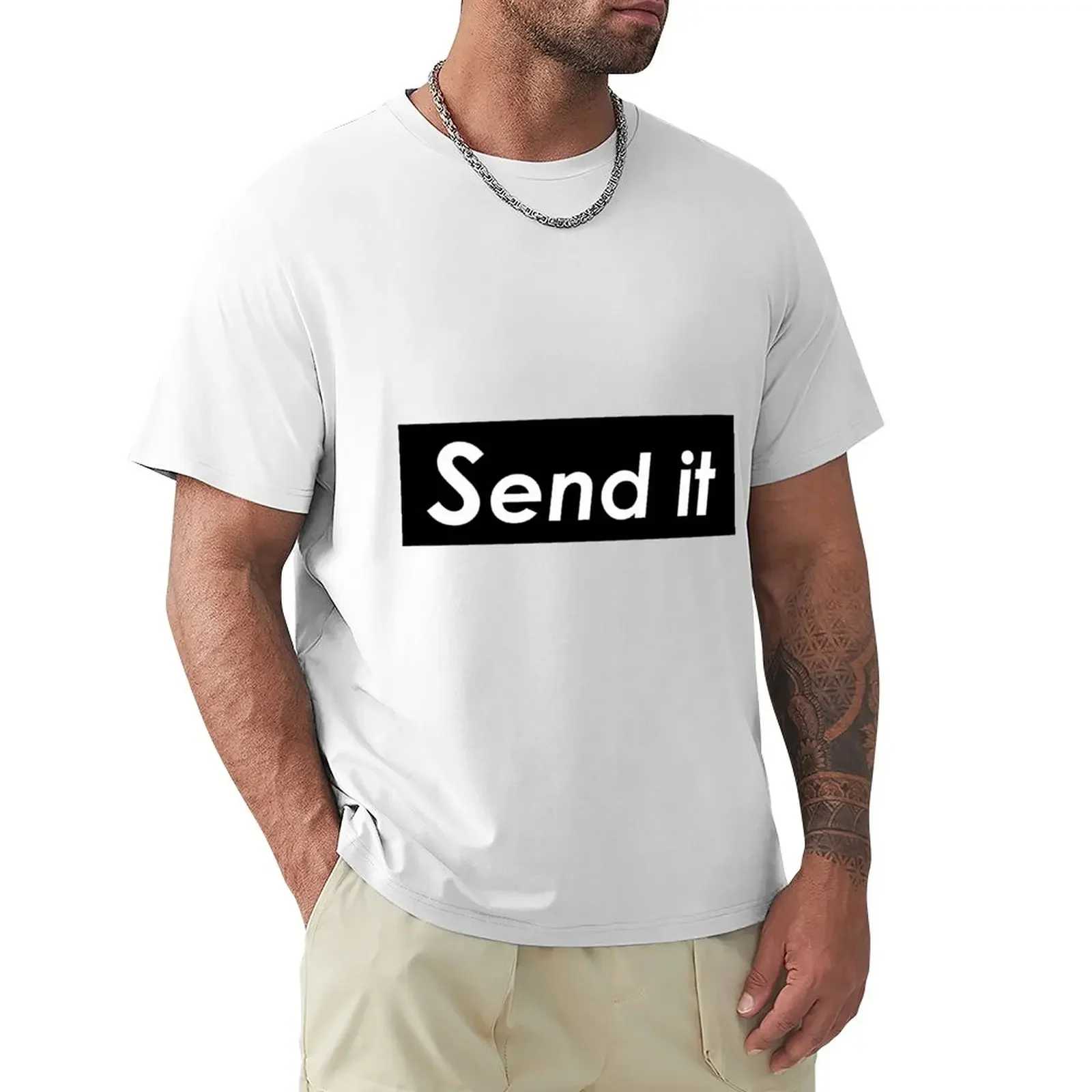 

Send It T-Shirt plus sizes aesthetic clothes fitted t shirts for men