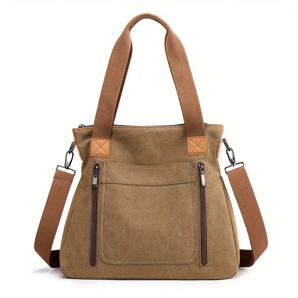 Women's Casual Large Capacity Canvas Shoulder Bag Handbag Crossbody Bag Women's Casual Large Capacity Canvas Shoulder Bag Handbag Crossbody Bag