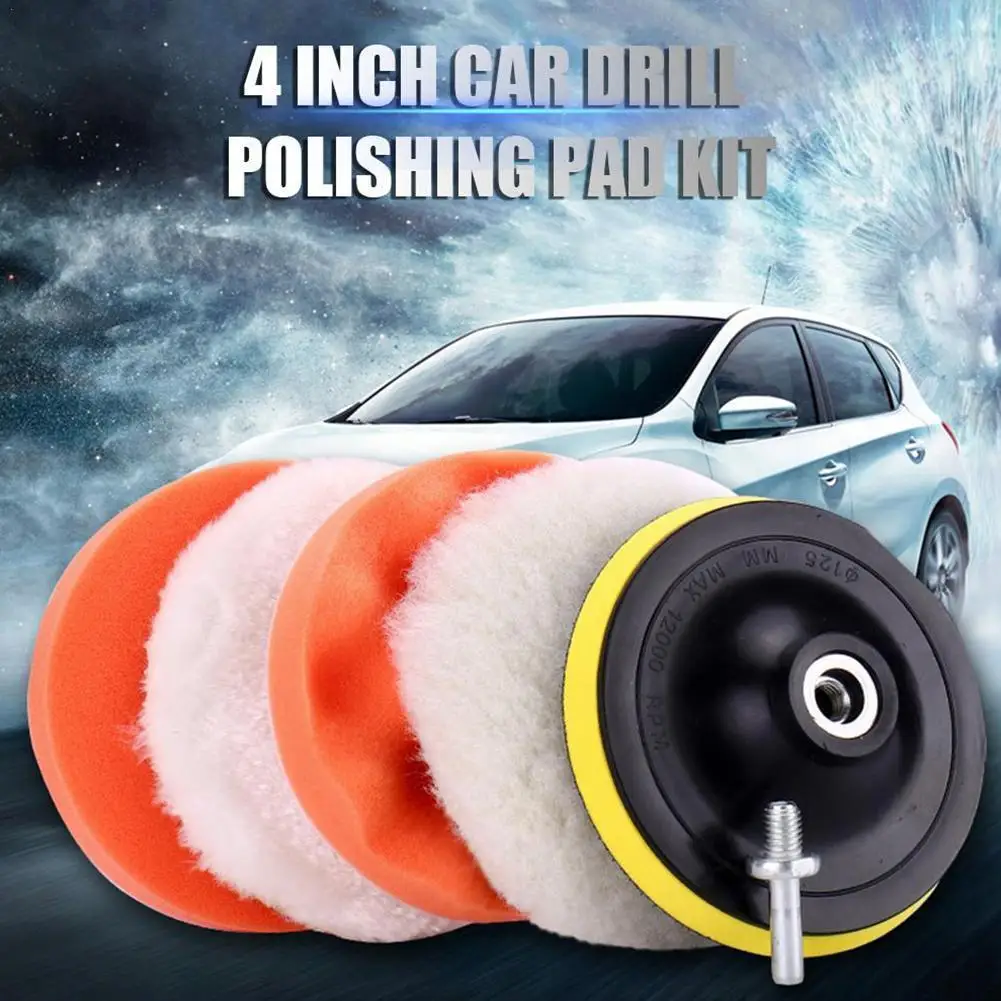 

Universal Car Polish Pad 3/4/5/6 inch For M10/M14 Soft Wool Machine Waxing Polisher Car Body Polishing Discs Cleaning Accessorie