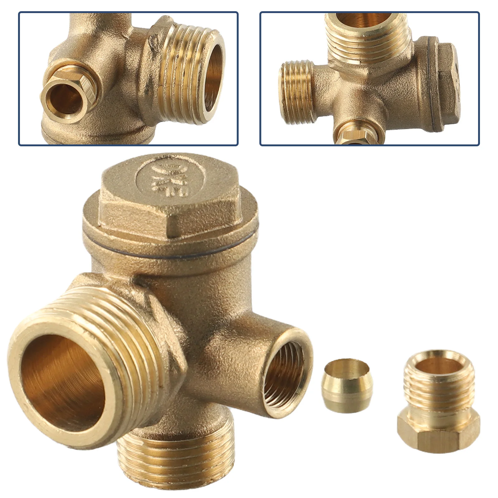 Air Compressor Check Valve Check Valve Connecting Connector For Tube Tank Compressor Air Pressure With Cylinder Screw
Air Compressor Check Valve Check Valve Connecting Connector For Tube Tank Compressor Air Pressure With Cylinder Screw